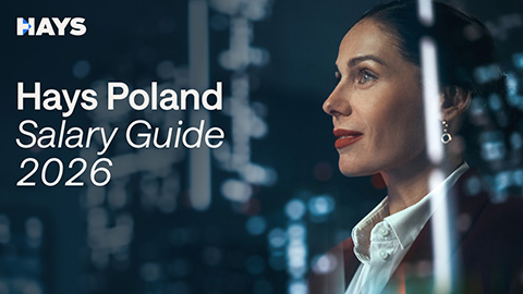 Cropped cover image of the Hays Poland Salary Guide 2026
